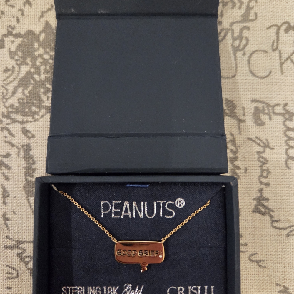 Peanuts Gold Necklace - Picture 2 of 4